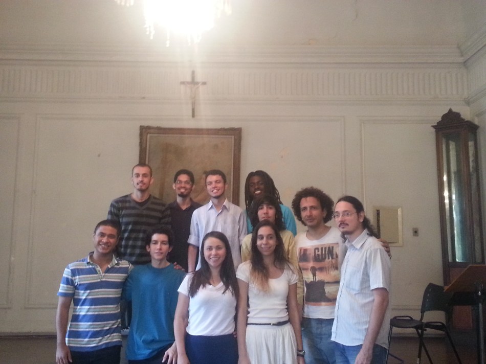 Após recital de alunos da UFRJ - 17.12.2013