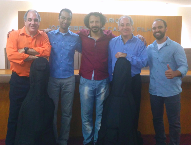 Baixo Clero com Duo Santoro após concerto na OAB/RJ dia 21.10.2014