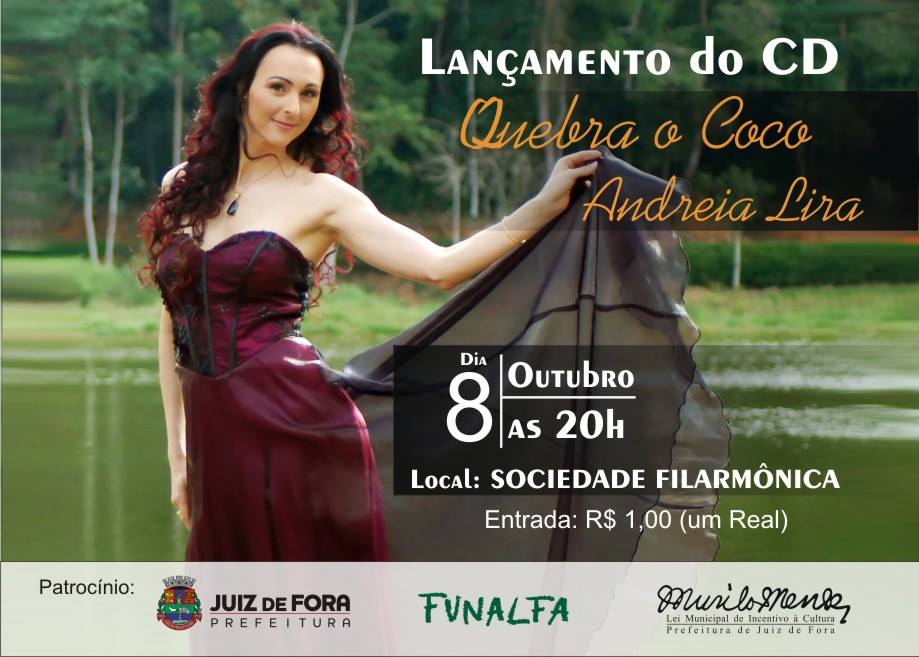 flyer lançamento Quebra o coco